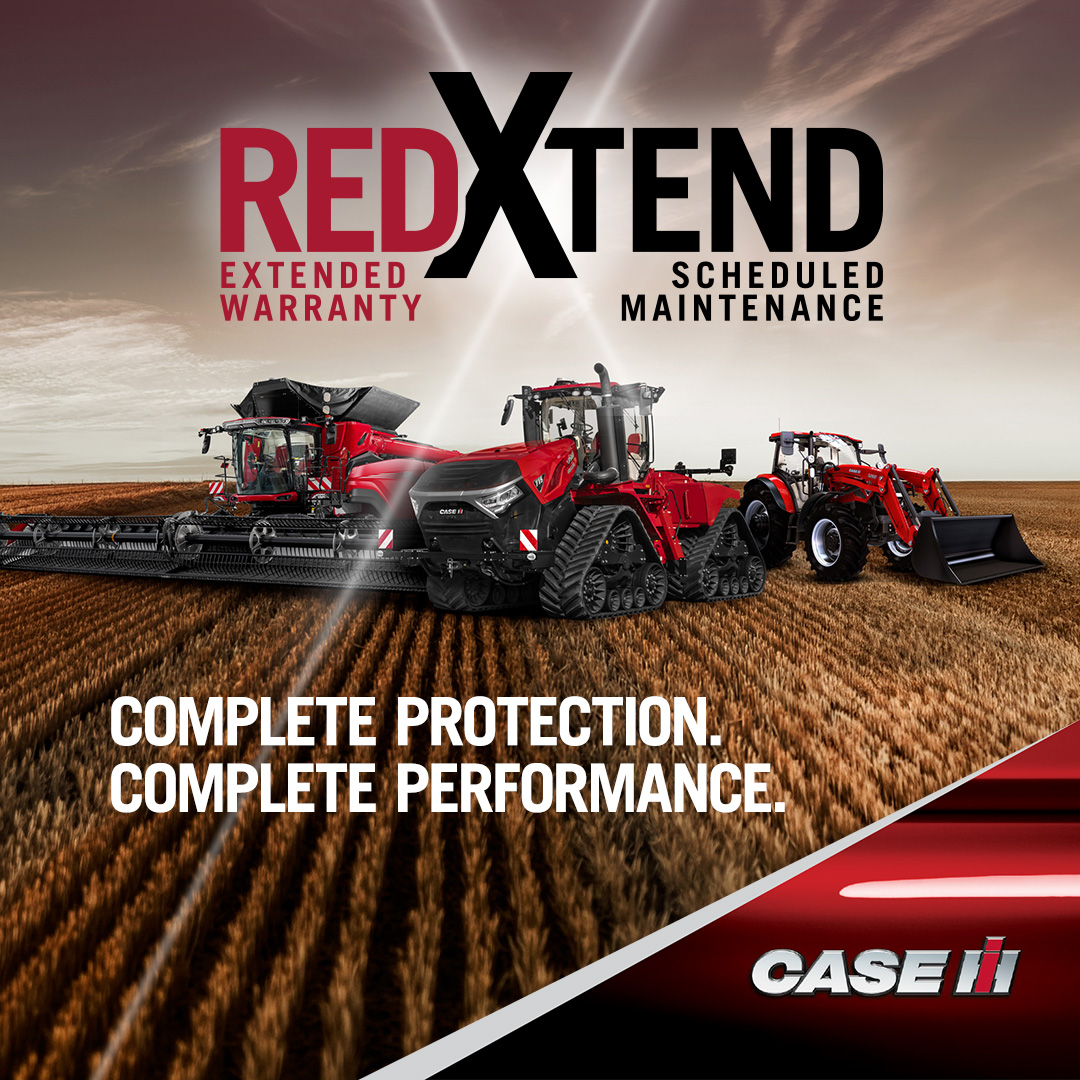 🔴 PROTECT YOUR INVESTMENT WITH CASE IH REDXTEND! 🚜 Keep your machinery performing at its best with extended warranty and scheduled maintenance solutions designed to give you peace of mind and help minimise downtime. 💪 Complete Protection. Complete Performance. 📞 Contact Days Machinery Centre to find out more. T&Cs and eligibility criteria apply.