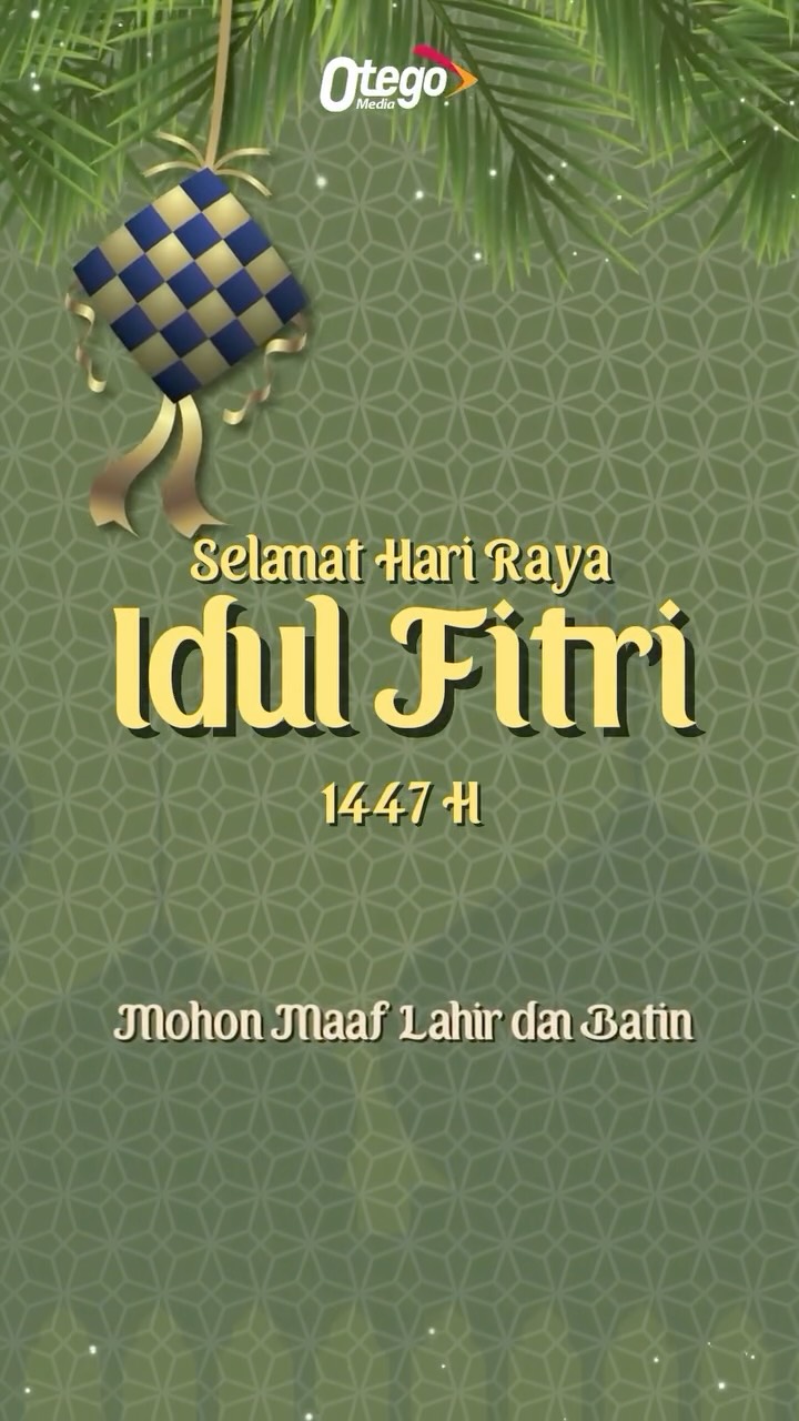 Satu bulan belajar menahan, hari ini telah tiba di garis kemenangan.
Bukan hanya tentang perayaan, tapi tentang hati yang kembali ringan.Selamat Hari Raya Idul Fitri 1447 H,
Mohon maaf lahir dan batin 🤍