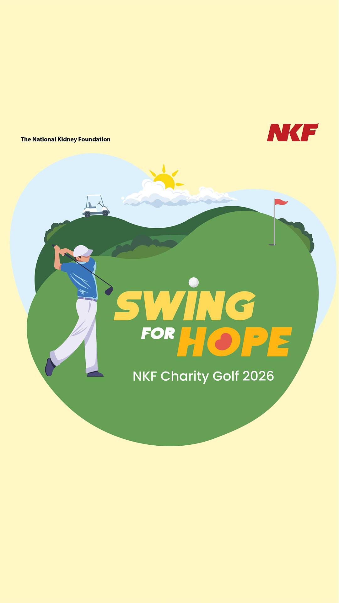 NKF Swing For Hope is back in 2026! This year, we…