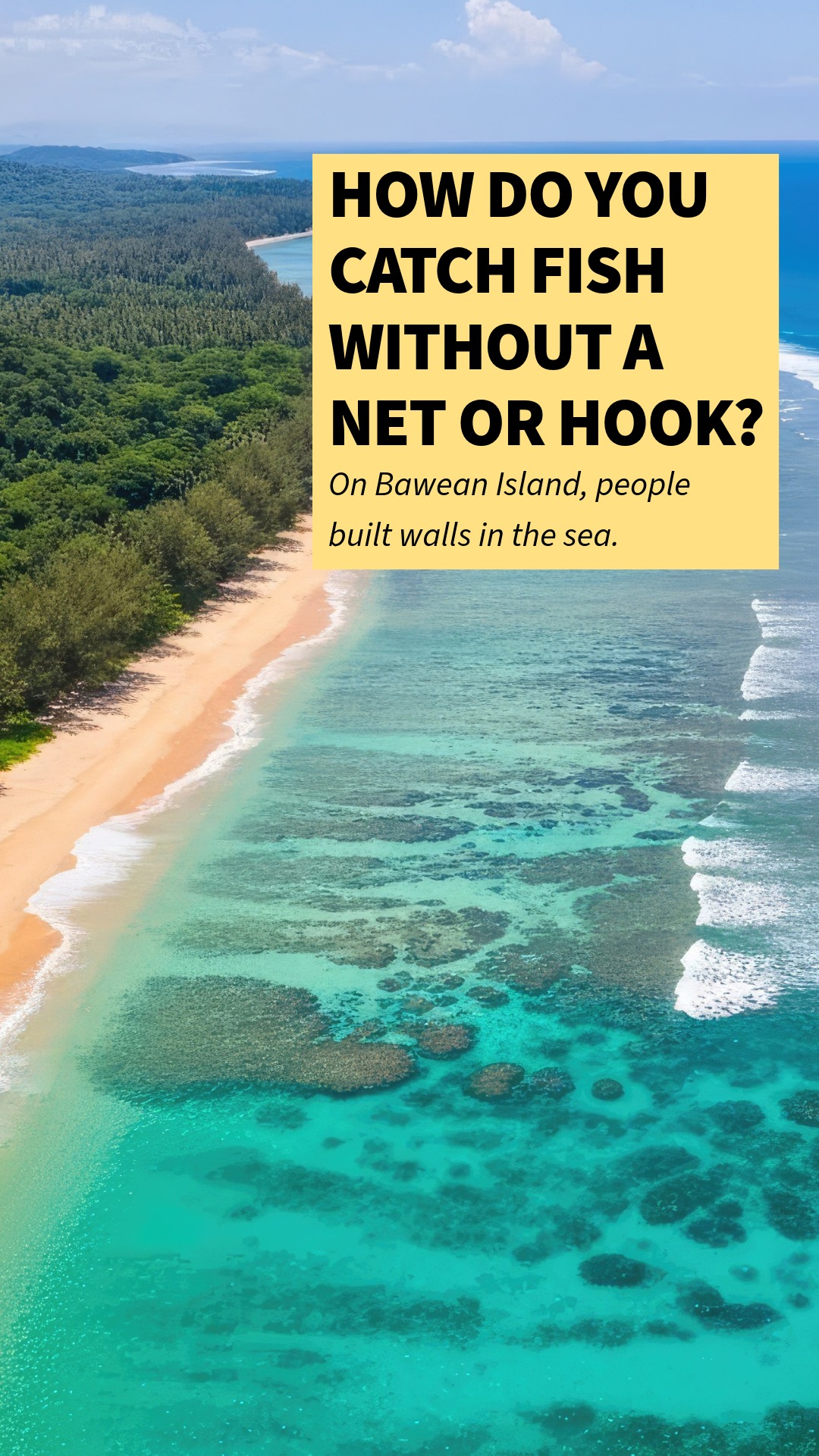 How do you catch fish without a net, hook or boat?⠀
⠀
On Bawean Island in Indonesia’s Java Sea, coastal communities developed tambek: stone walls built across the intertidal zone that use the movement of the tides to trap fish.⠀
⠀
A new study by Dwi Kurnia Sandy and colleagues documents these remarkable structures through archaeological survey, drone photography, interviews, historical sources and mapping. The researchers recorded different forms of tambek, from relatively simple U-shaped structures to more elaborate V-shaped systems directing fish into enclosed spaces. Their locations were carefully chosen around productive coastal environments, particularly extensive intertidal zones and mangroves.⠀
⠀
But tambek were more than fishing equipment. They were also part of Bawean’s social landscape. Individual structures could belong to particular families, with ownership remembered and passed down across generations. Tambek could even be traded, while customary rules governed who could fish around them at different stages of the tide.⠀
⠀
Today, new tambek are no longer being built and many surviving structures are little used or abandoned. The researchers link their decline to modern fishing technologies, damage to reefs and mangroves, and the gradual loss of knowledge about how the structures were used and maintained. Some have even been dismantled, with their stones reused for coastal infrastructure.⠀
⠀
The study highlights how archaeology can document not only things from the distant past, but also traditional technologies and knowledge systems that are disappearing within living memory.⠀
⠀
📖 Sandy, D. K., et al. 2026. “Tambek as Traditional Fish Trapping Techniques: The Role of Stone Tidal Fish Weirs in Bawean Island Indonesia’s Maritime Culture.” Journal of Island and Coastal Archaeology.⠀
DOI: 10.1080/15564894.2026.2703955⠀
⠀
#Archaeology #SoutheastAsianArchaeology #Indonesia #Bawean #MaritimeArchaeology #UnderwaterArchaeology #FishingHeritage #MaritimeHeritage #TraditionalKnowledge How do you catch fish without a net, hook or boat?⠀
⠀
On Bawean Island in Indonesia’s Java Sea, coastal communities developed tambek: stone walls built across the intertidal zone that use the movement of the tides to trap fish.⠀
⠀
A new study by Dwi Kurnia Sandy and colleagues documents these remarkable structures through archaeological survey, drone photography, interviews, historical sources and mapping. The researchers recorded different forms of tambek, from relatively simple U-shaped structures to more elaborate V-shaped systems directing fish into enclosed spaces. Their locations were carefully chosen around productive coastal environments, particularly extensive intertidal zones and mangroves.⠀
⠀
But tambek were more than fishing equipment. They were also part of Bawean’s social landscape. Individual structures could belong to particular families, with ownership remembered and passed down across generations. Tambek could even be traded, while customary rules governed who could fish around them at different stages of the tide.⠀
⠀
Today, new tambek are no longer being built and many surviving structures are little used or abandoned. The researchers link their decline to modern fishing technologies, damage to reefs and mangroves, and the gradual loss of knowledge about how the structures were used and maintained. Some have even been dismantled, with their stones reused for coastal infrastructure.⠀
⠀
The study highlights how archaeology can document not only things from the distant past, but also traditional technologies and knowledge systems that are disappearing within living memory.⠀
⠀
📖 Sandy, D. K., et al. 2026. “Tambek as Traditional Fish Trapping Techniques: The Role of Stone Tidal Fish Weirs in Bawean Island Indonesia’s Maritime Culture.” Journal of Island and Coastal Archaeology.⠀
DOI: 10.1080/15564894.2026.2703955⠀
⠀
#Archaeology #SoutheastAsianArchaeology #Indonesia #Bawean #MaritimeArchaeology #UnderwaterArchaeology #FishingHeritage #MaritimeHeritage #TraditionalKnowledge