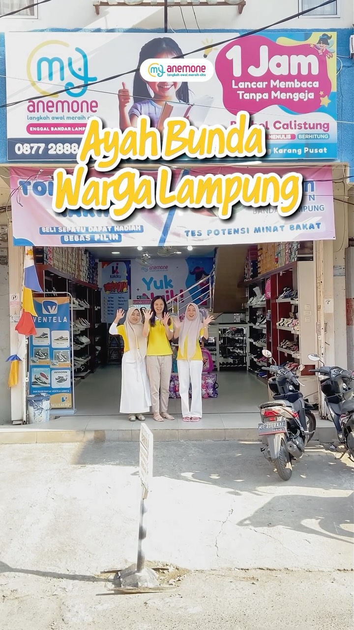 Akhirnya, Anemone resmi hadir di Enggal Bandar Lampung sebagai cabang ke-303!...